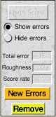 Random errors control panel