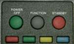 Controls on TV handset