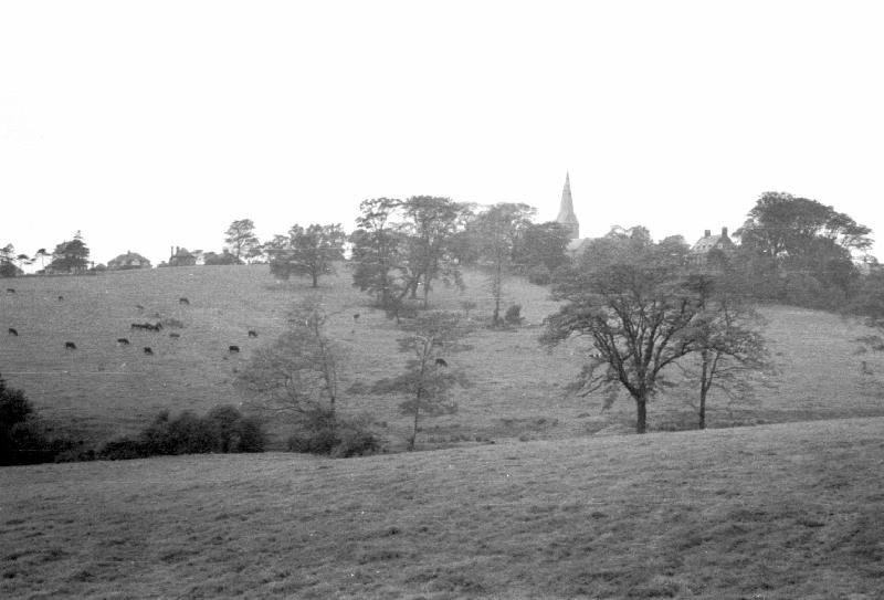 View towards Kirkby church