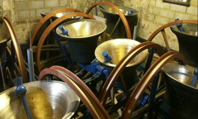 Restored bells ready to ring